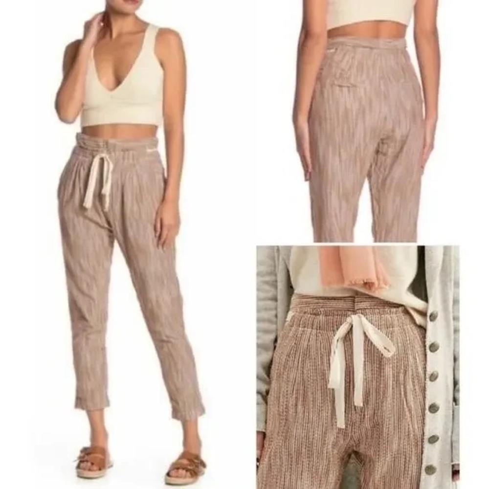 Free People Light at Sunrise Crop Pants Size 6